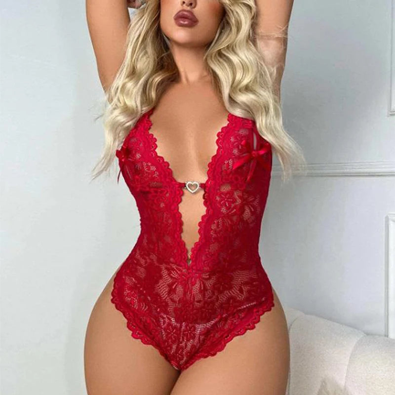 Liazia™ – Verleidelijke Open Bra Bodysuit