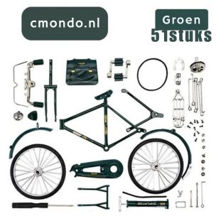 Kletshuts™ Bicycle - Doe-Het-Zelf Fietsmodel Schaalmodel Speelgoed