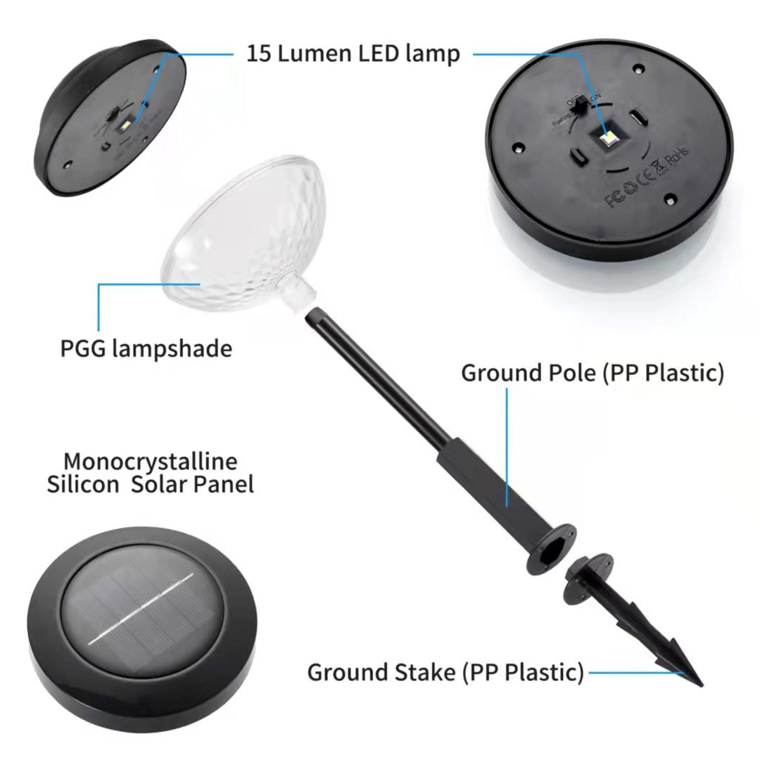 SolarLights™ Kleurrijk Ingevoegde Lichten