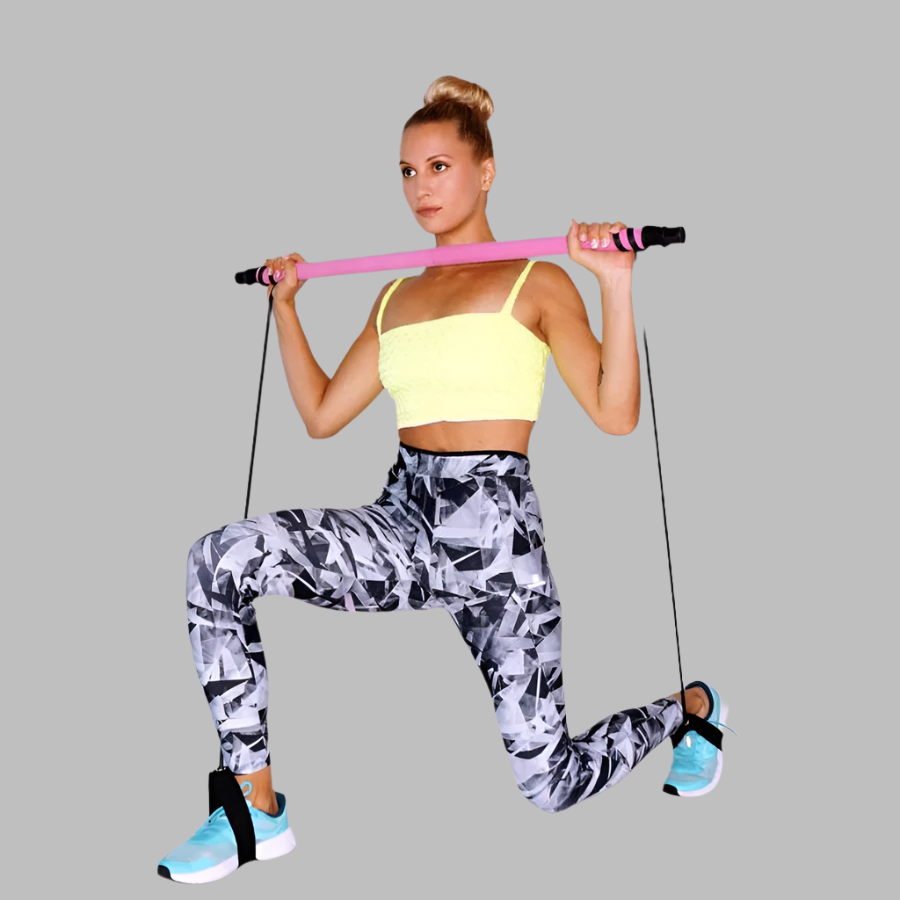 Multifunctionele Pilates Bar 2.0™ Moeite om thuis fit te blijven?