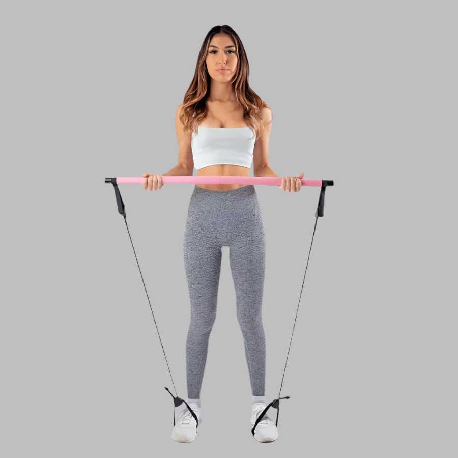 Multifunctionele Pilates Bar 2.0™ Moeite om thuis fit te blijven?