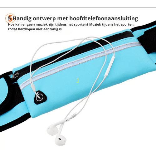 WaterGuard Belt™ Houd je spullen droog, ongeacht de activiteit.