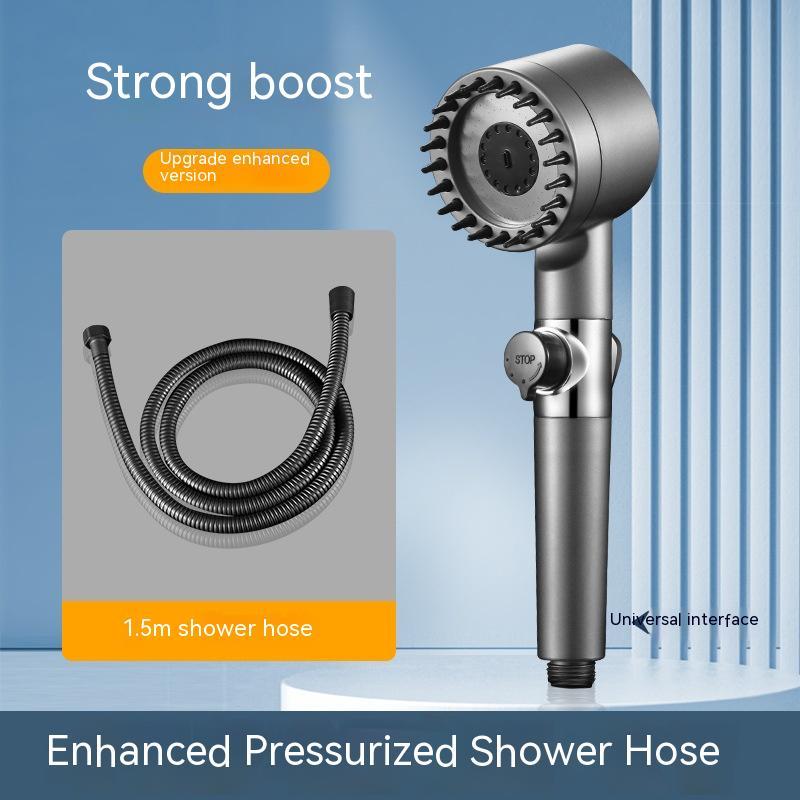 TurboFlow™ 3-in-1 Verstelbare Douchekop – De oplossing voor lage waterdruk!